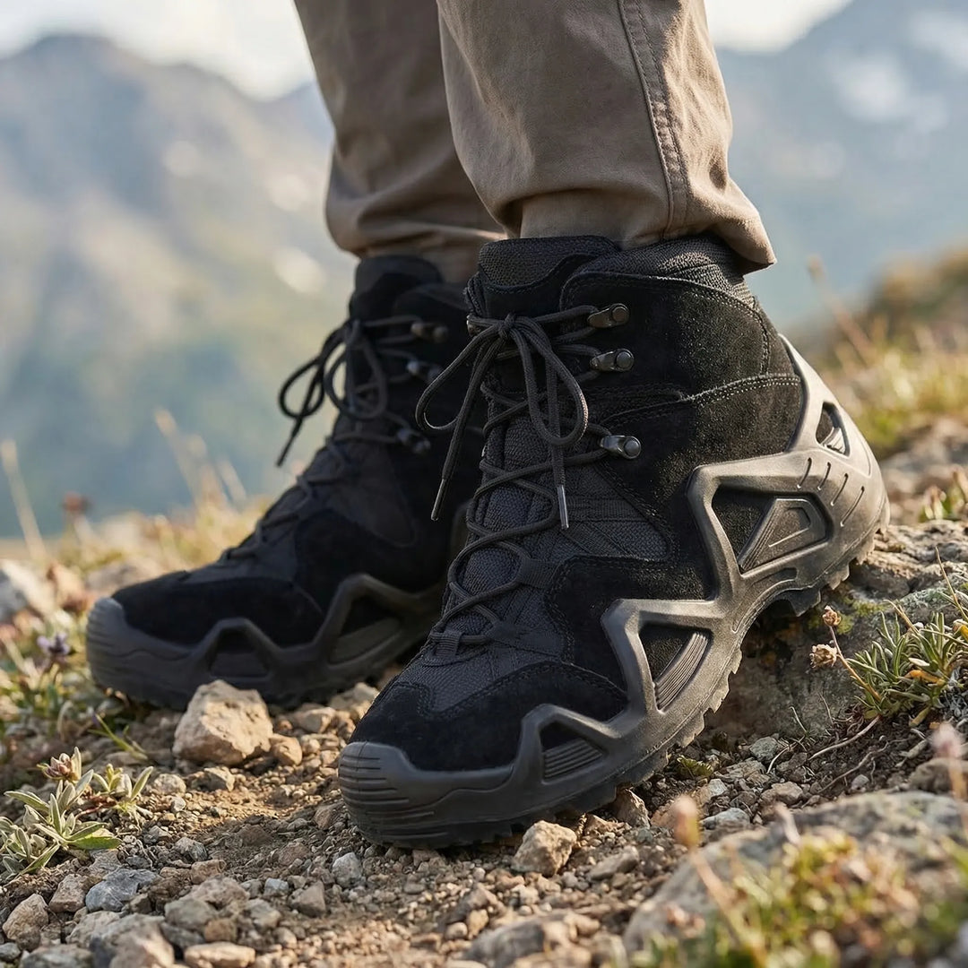 Mid-Height Tactical Lace-Up Boots - Dusktrail