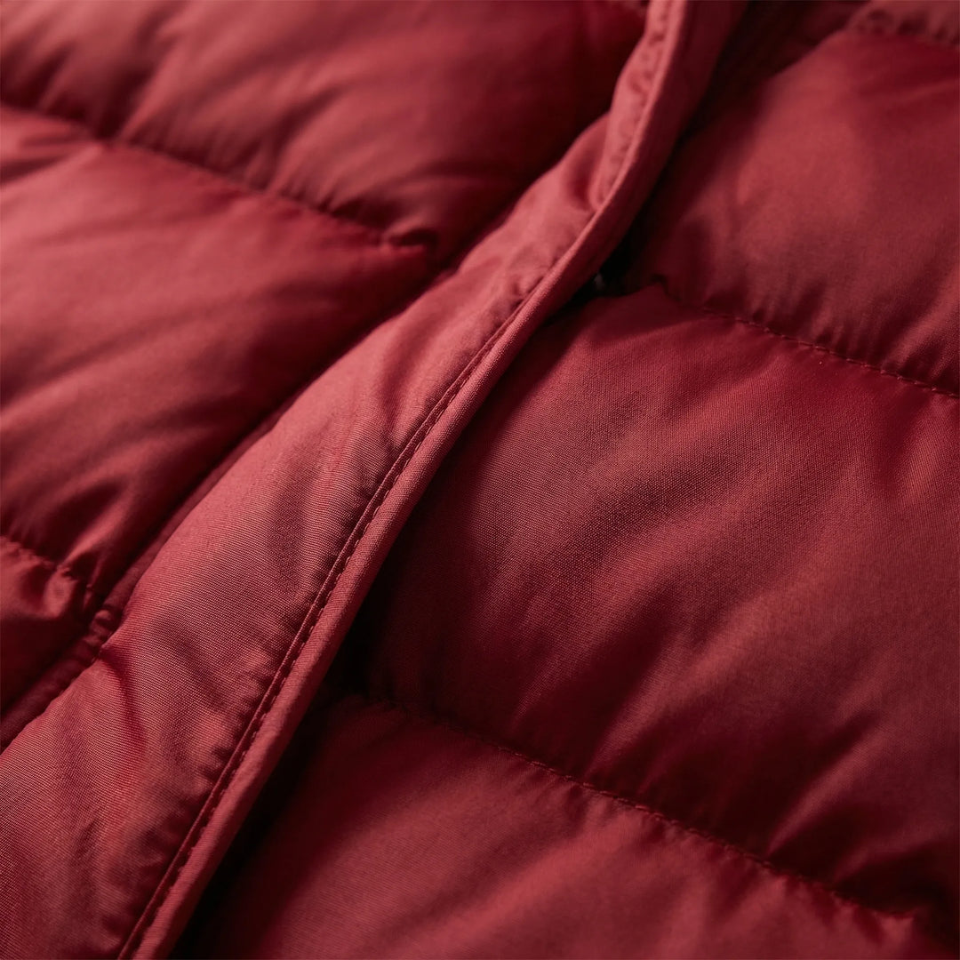 Midi-Length Padded Gilet - Hazel