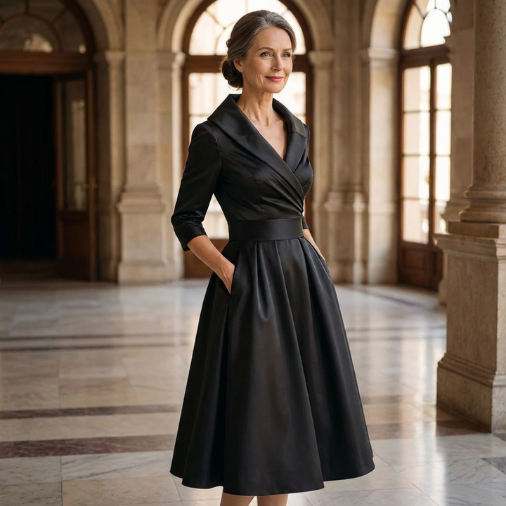 Women's midi dress | Elegant and timeless A-line style