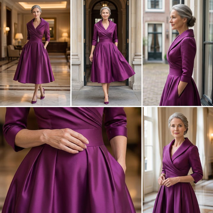 Women's midi dress | Elegant and timeless A-line style