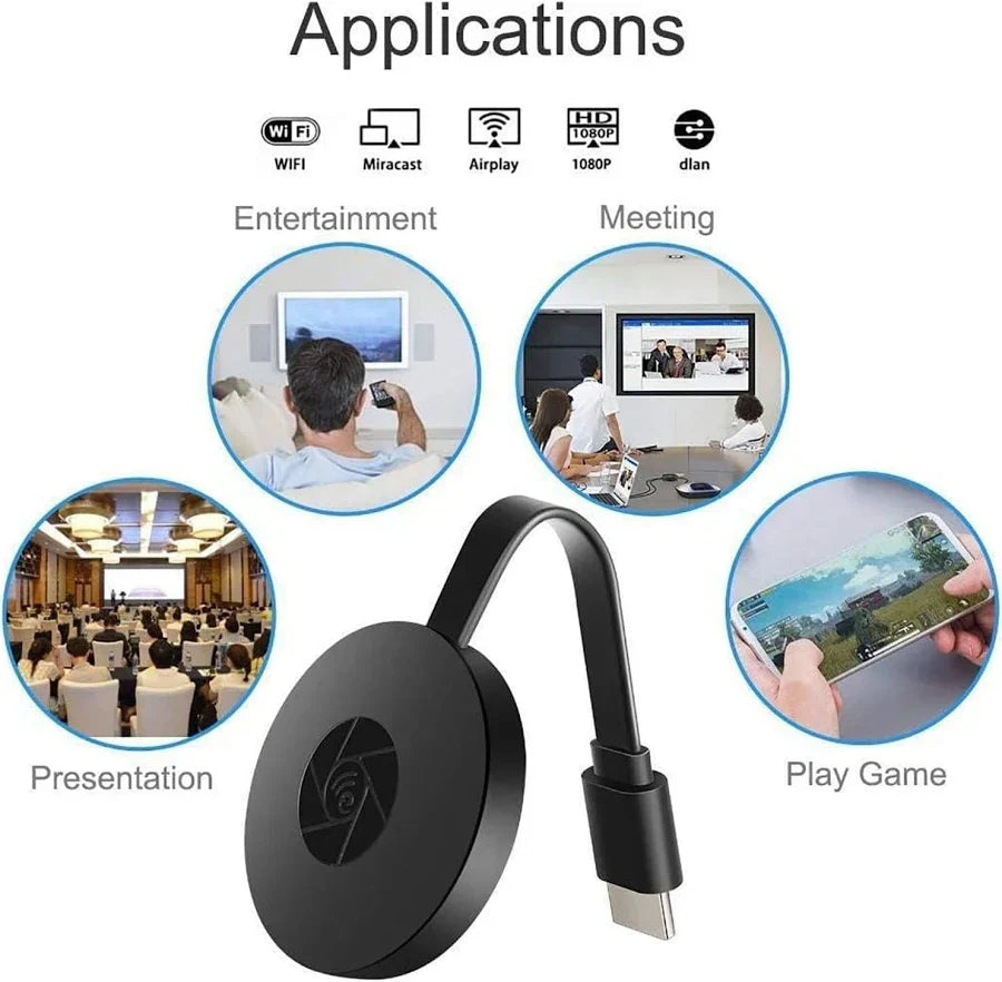 Miracast | Wireless HD Mirror Adapter | AirPlay & DLNA | CastView Pro