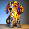 Warm-glow dog breed night light, 6 inch, USB-powered light with in-line switch