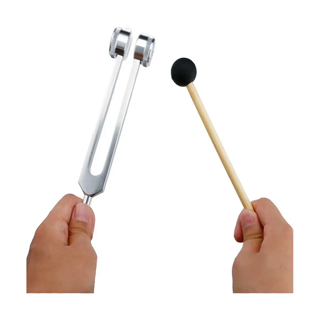 AuraVibe Precision Healing Fork | 128Hz Tuning Fork for Improved Self-Healing and Wellbeing
