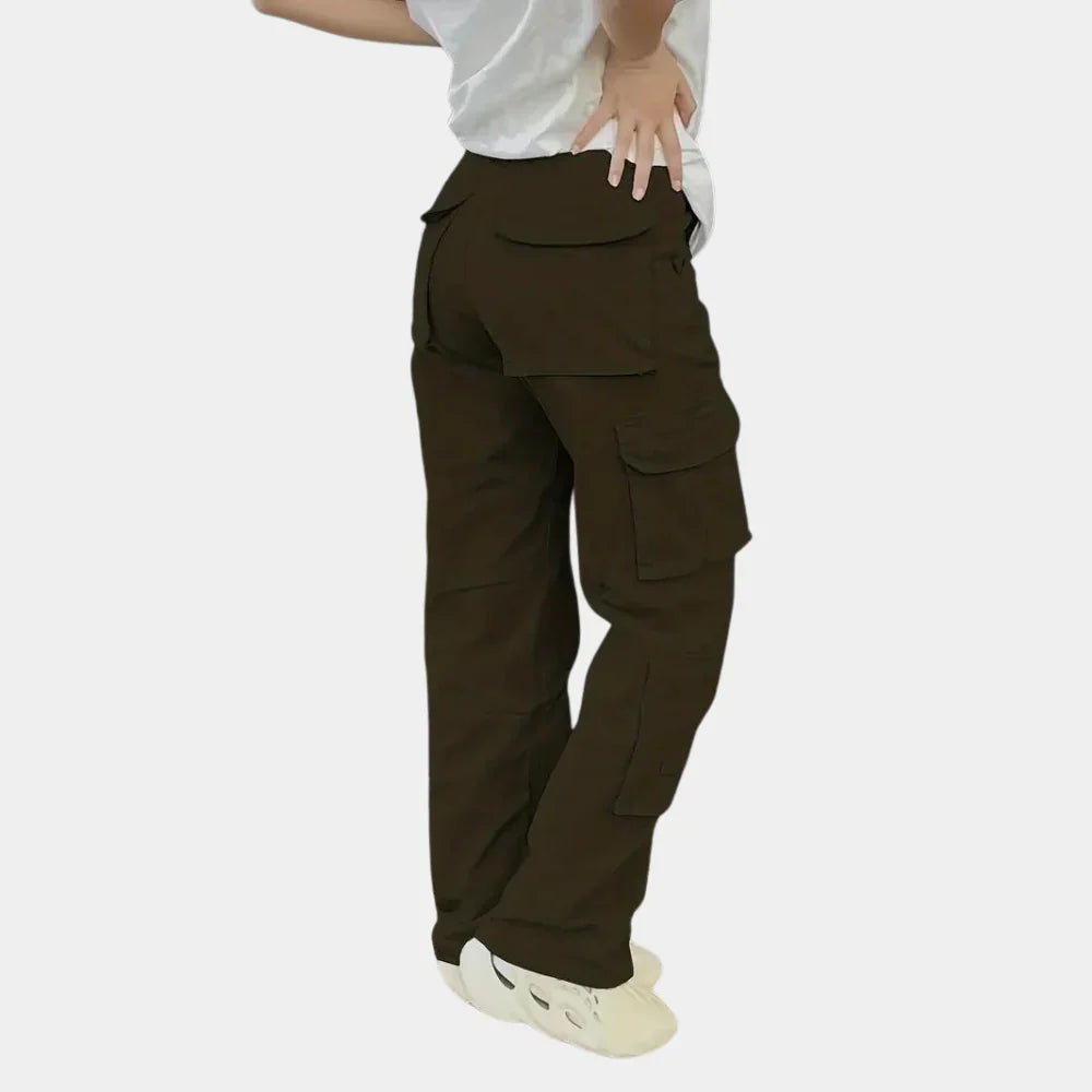 Women's High-Waist Cargo Pants