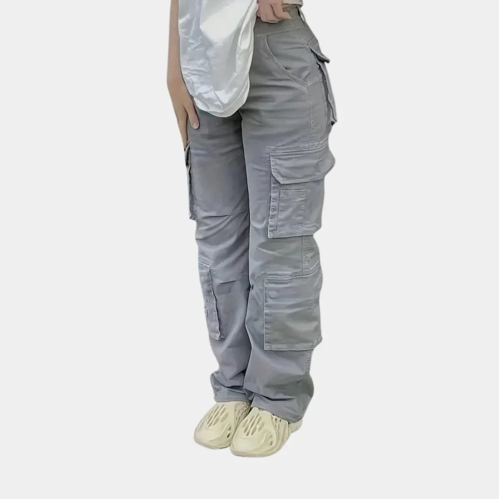 Women's High-Waist Cargo Pants