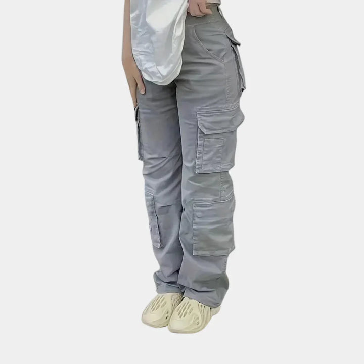 Women's High-Waist Cargo Pants