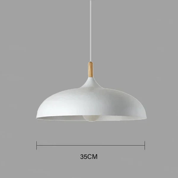 Nordic Oak Ceiling Lamp