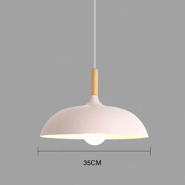 Nordic Oak Ceiling Lamp