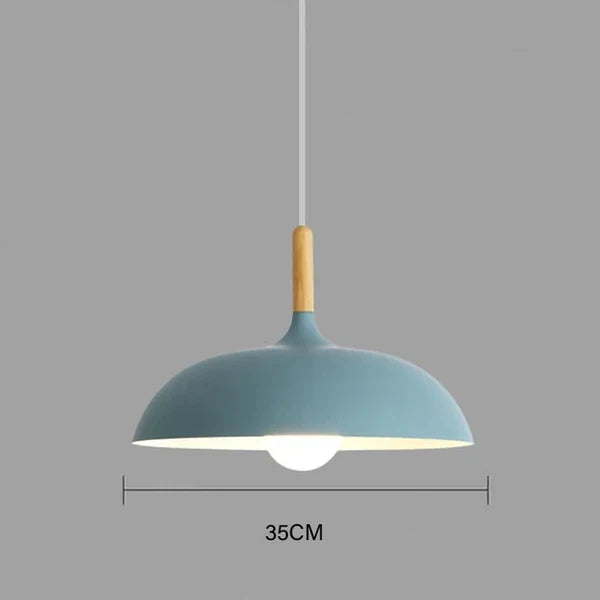 Nordic Oak Ceiling Lamp