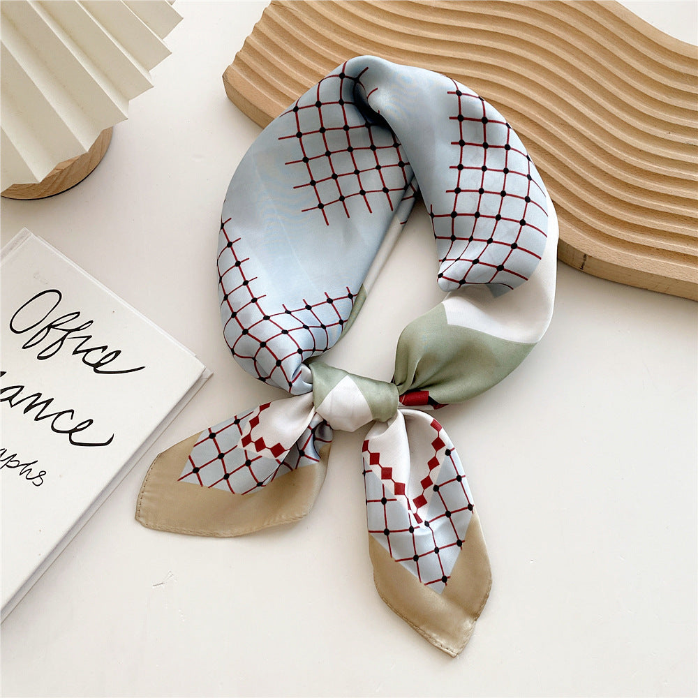 Women's Satin Printed Scarf