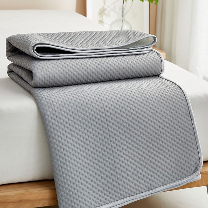 Unisex Cooling Mattress Topper with Breathable Support and Non-Slip Base
