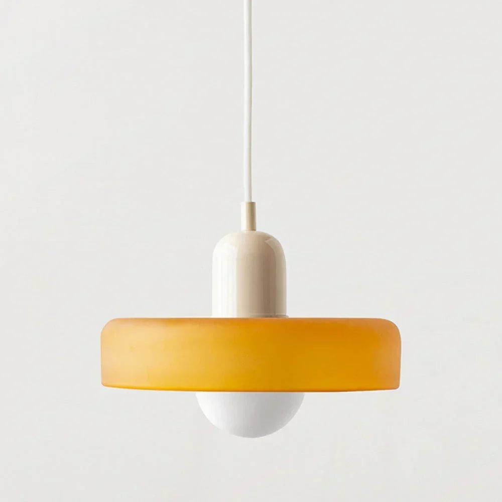 Bauhaus Stained Glass Pendant Lamp