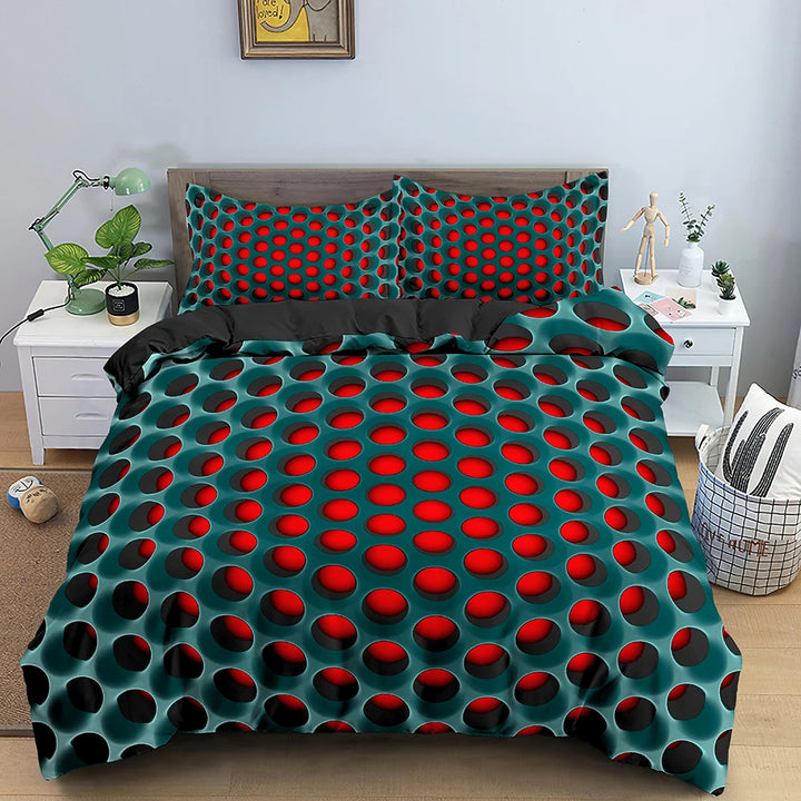 Cosmic Vortex 3-Piece Quilt Cover Set
