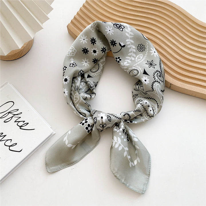 Women's Satin Printed Scarf