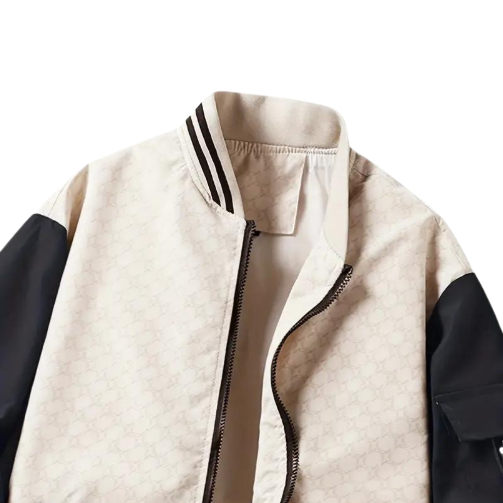 Casual Slim-Fit Baseball Jacket for Men