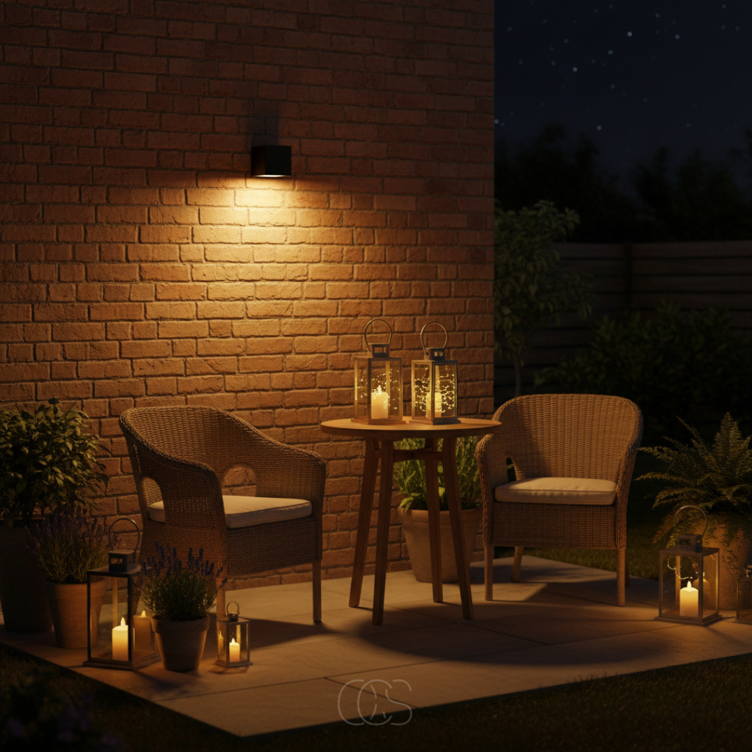 Luxe solar LED wall light | Cordless | IP65 | Outdoor | Black