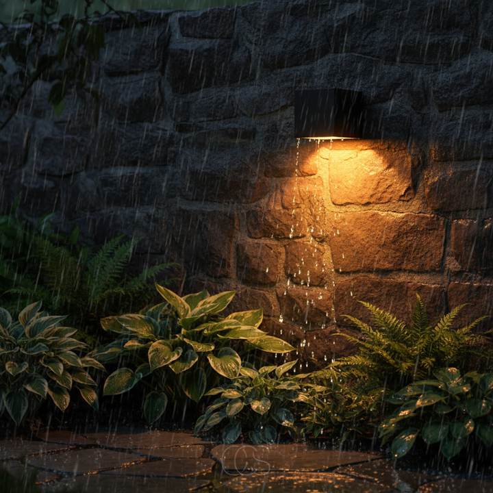 Luxe solar LED wall light | Cordless | IP65 | Outdoor | Black
