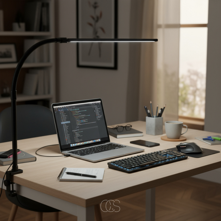 Dimmable Desk Lamp - 3 Light Colours & Adjustable Design