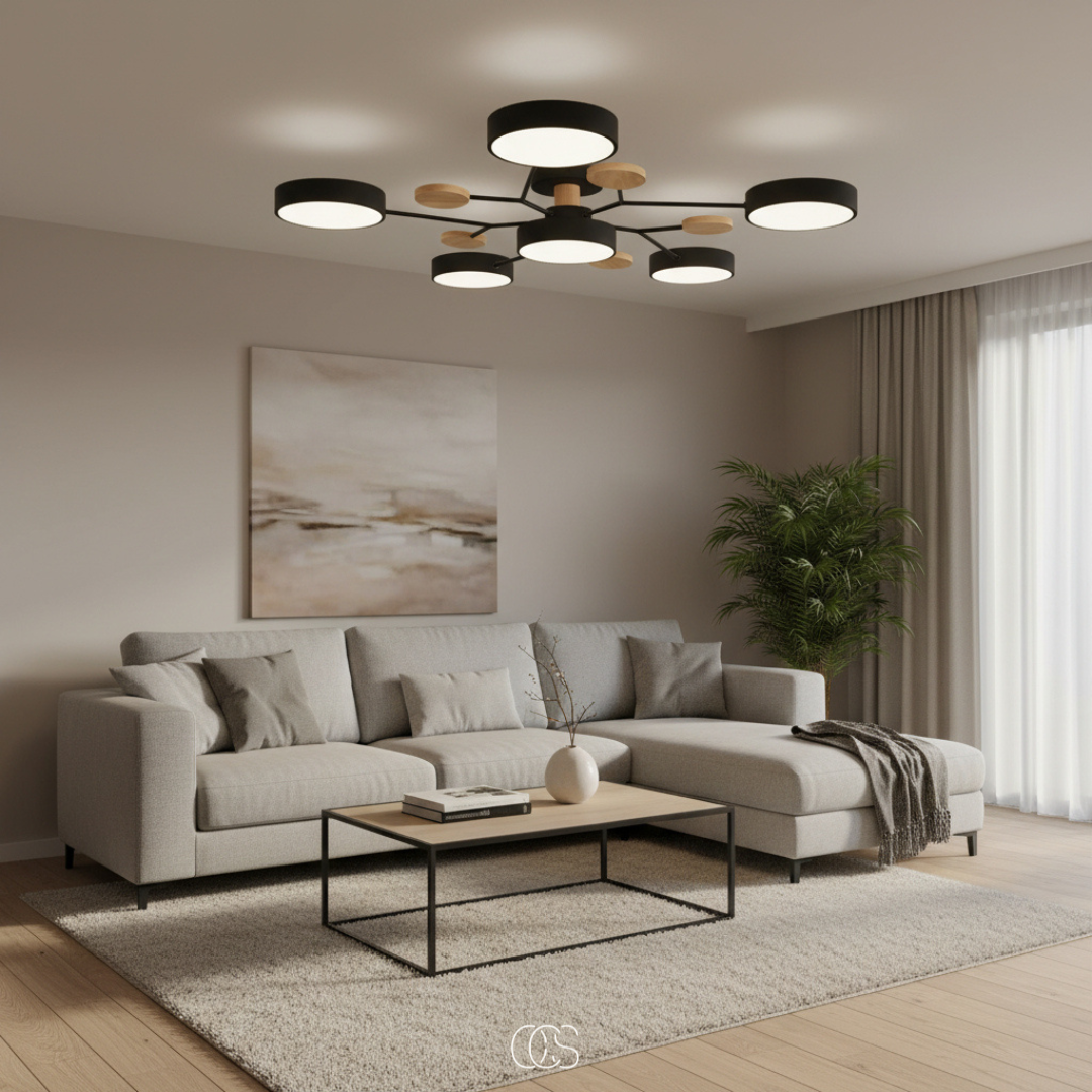 Macaron Metal LED Ceiling Lamp