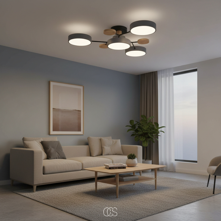 Macaron Metal LED Ceiling Lamp