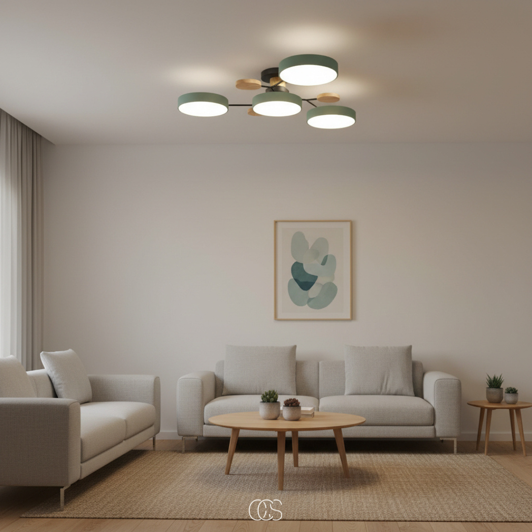 Macaron Metal LED Ceiling Lamp