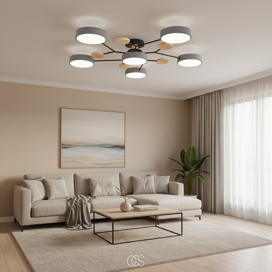 Macaron Metal LED Ceiling Lamp