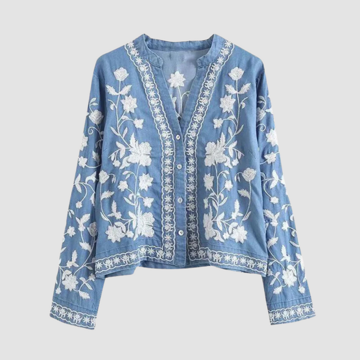 Bohemian Embroidered Women's Cardigan