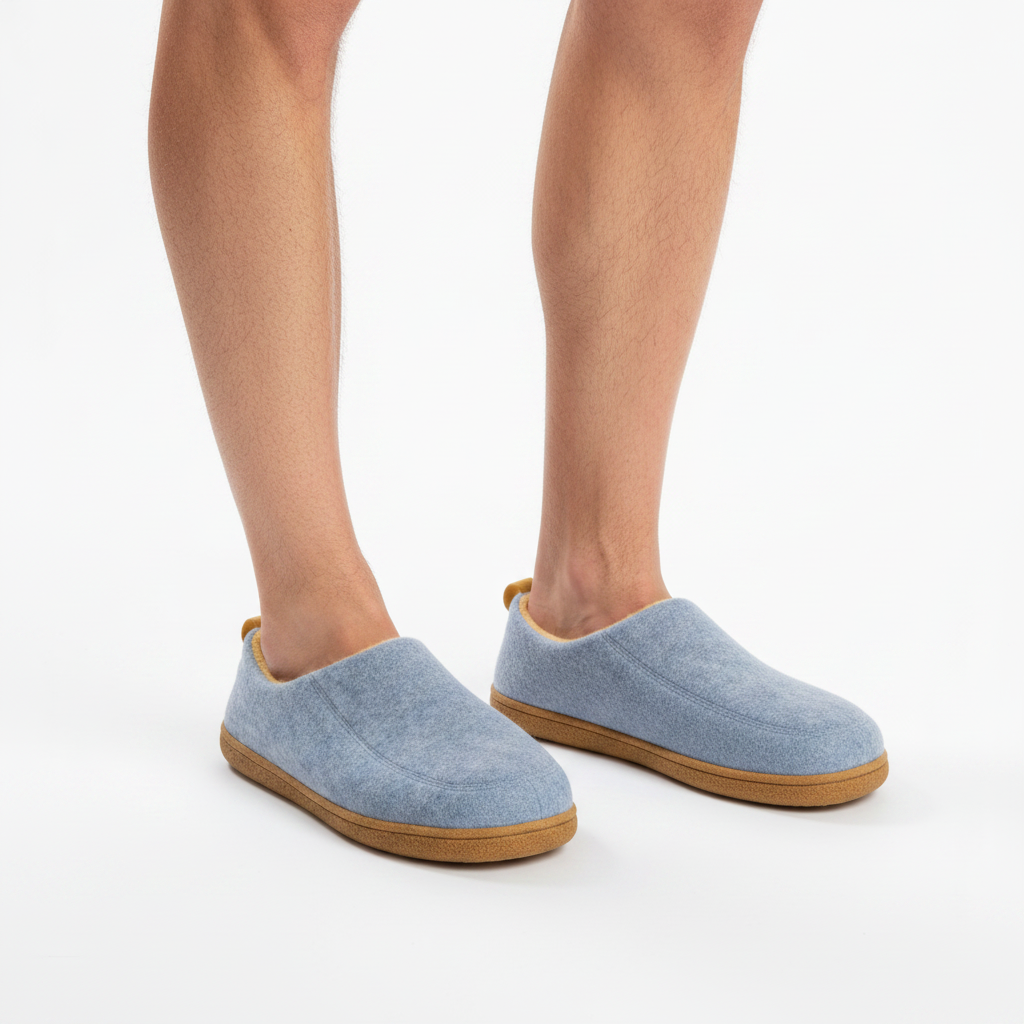 Orthopaedic Unisex Indoor Slipper – Hard Outsole &amp; Fleece Insole
