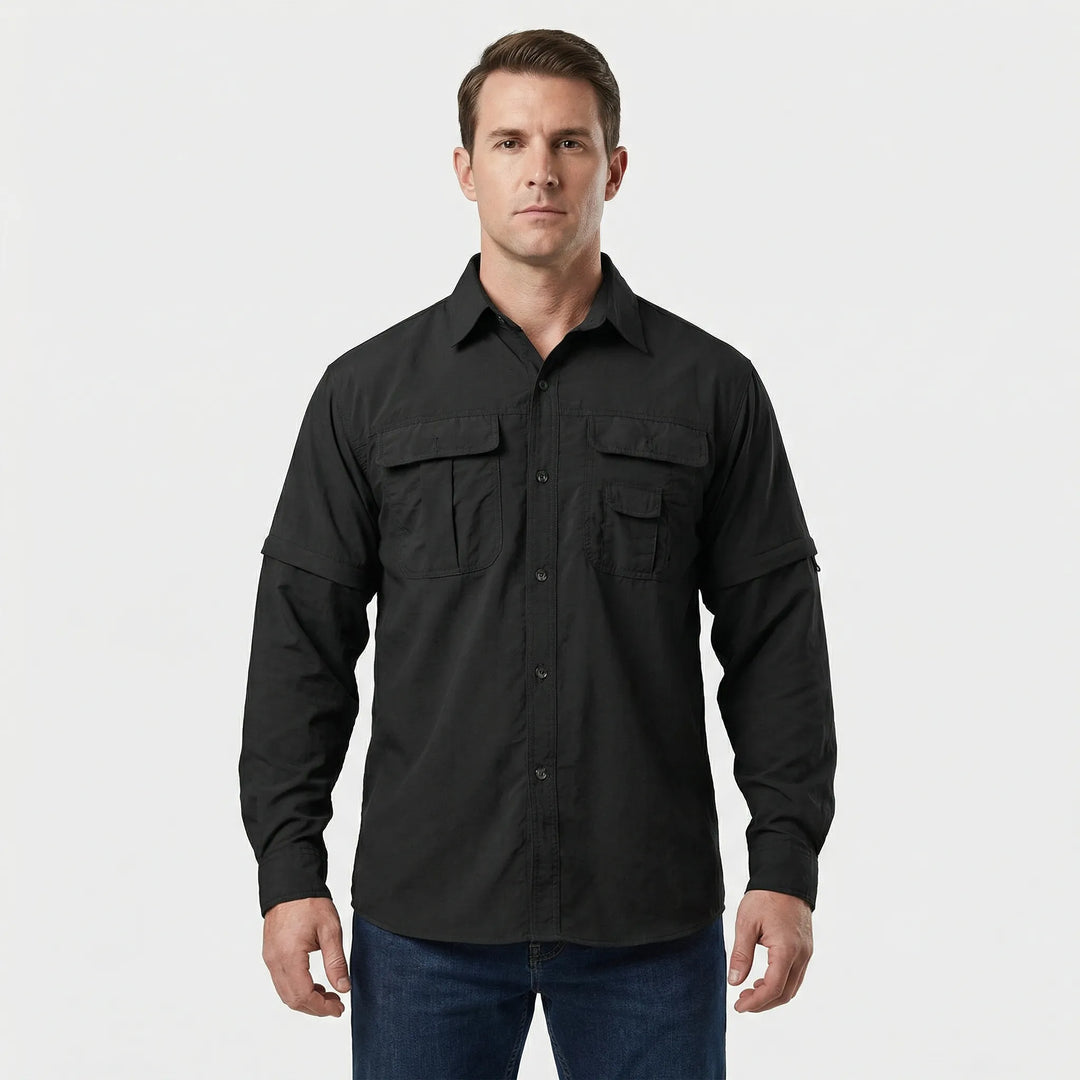 Outdoor Shirt with Zip-Off Sleeves - Brett