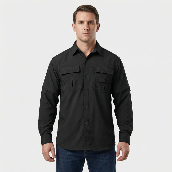Outdoor Shirt with Zip-Off Sleeves - Brett