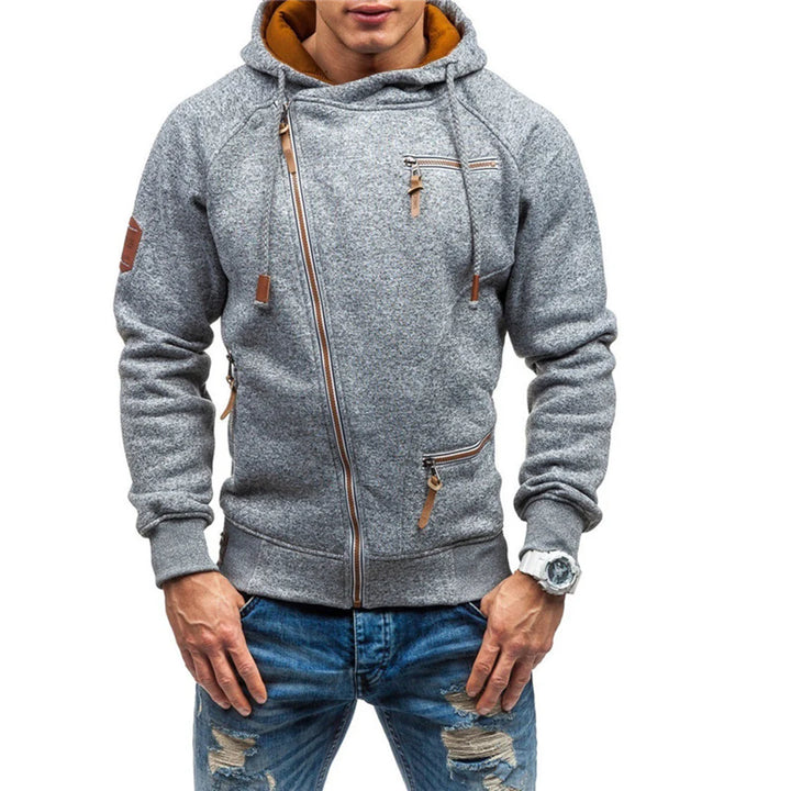 Casual Fleece Hoodie with Pockets for Men