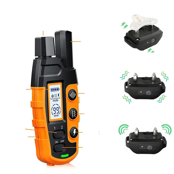 NovaPace Dog Training Collar with 1000m Remote Range, Waterproof