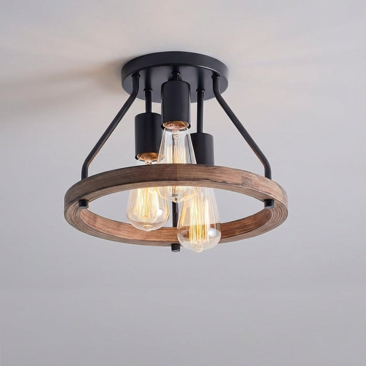 Hallway Ceiling Light – Industrial Farmhouse Style