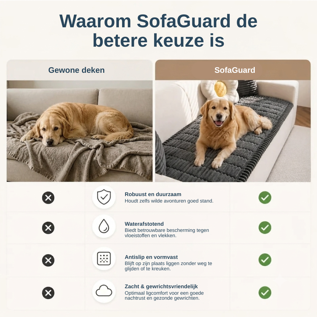 Brittany Sofa Cover — Water-Repellent Blanket for Dogs and Cats
