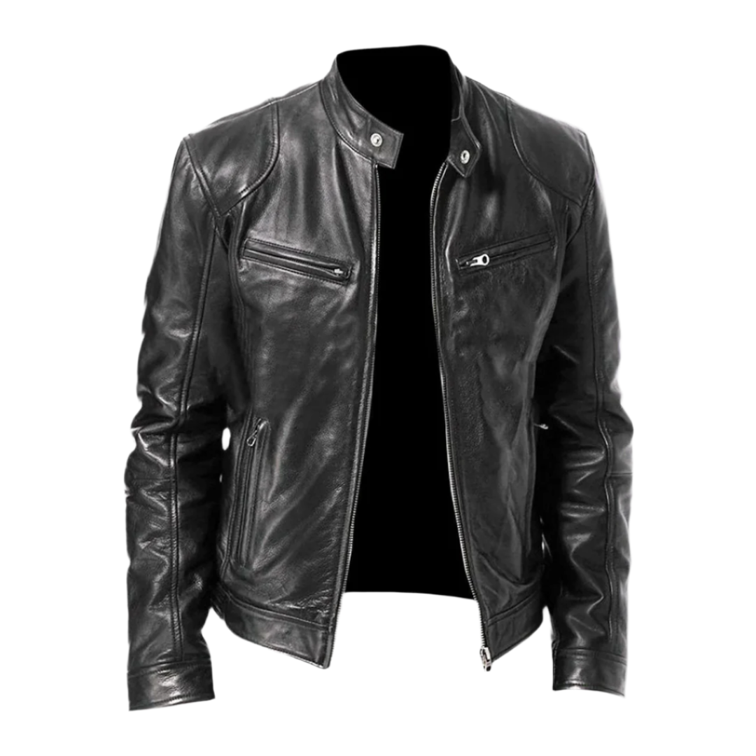 Men's Leather Jacket – Elegant and Durable, in Modern Style