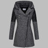 Long Winter Coat with Hood for Women
