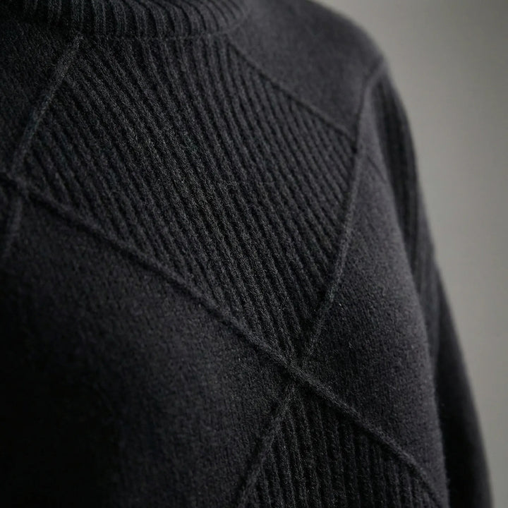 Roll-Neck Jumper with Relaxed Fit - Luzie