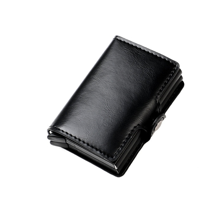 RFID Wallet with Double Pop-Up Pockets in Aluminium
