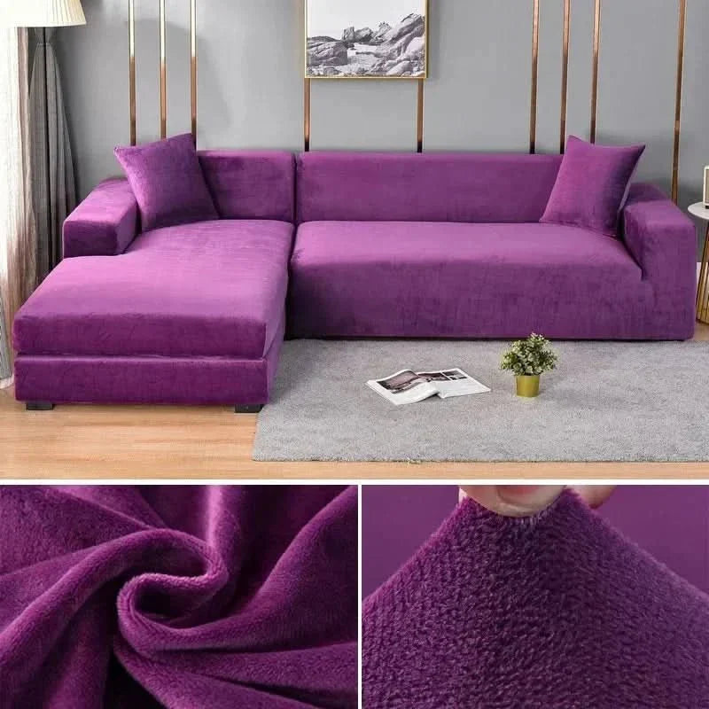SamtLux Sofa Protector – Stretchy & Luxurious for Any Living Room