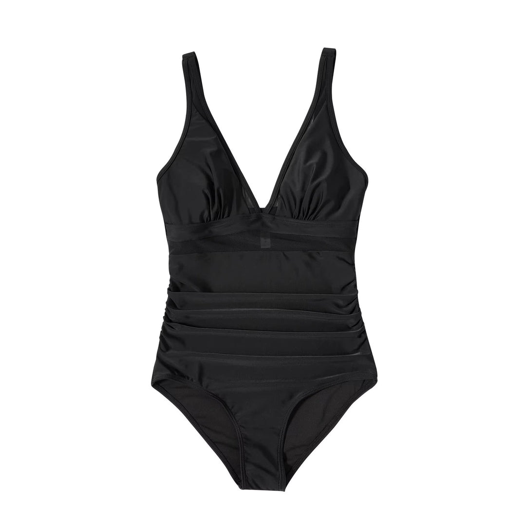 Elegant One-Piece Swimsuit with Flattering Fit