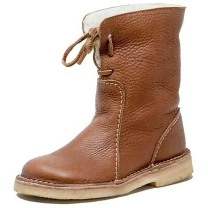 Luxury Mid-Height Lined Women's Boots - Sophia Hike Boot