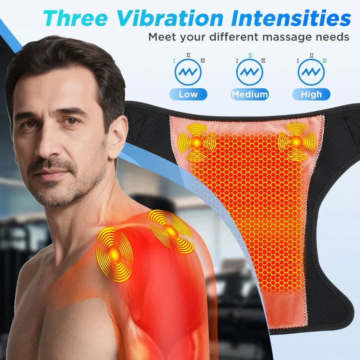 3-in-1 Electric Shoulder, Elbow and Knee Massager with Heating & App Control – ReliefPro