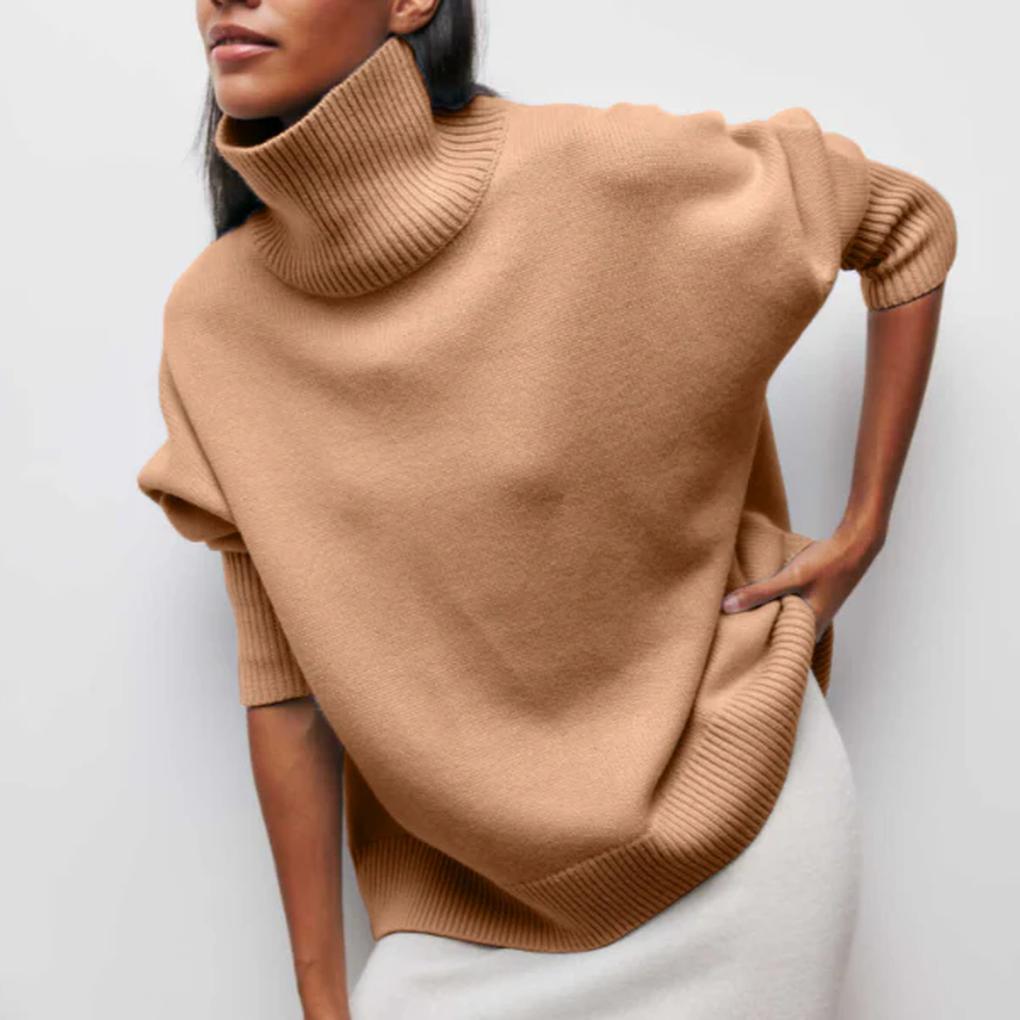 Women’s Roll-Neck Sweater – Winter Staple