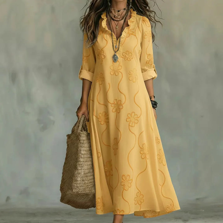 Sienna™ | Tummy-Concealing Floral Summer Dress
