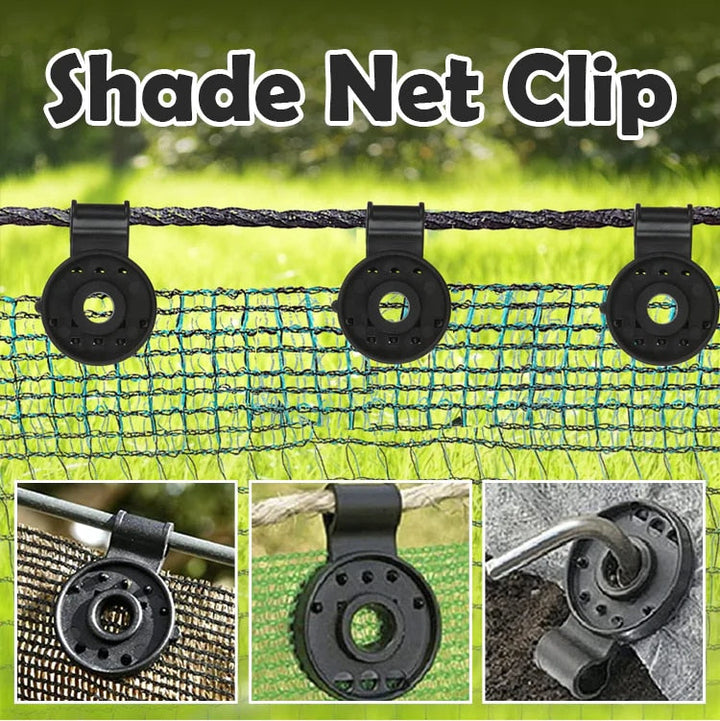 Sturdy, Wind-Resistant Clips for Outdoor Nets and Tarpaulins