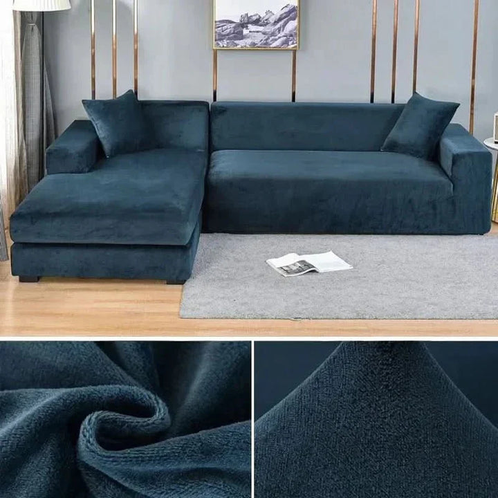 SamtLux Sofa Protector – Stretchy & Luxurious for Any Living Room