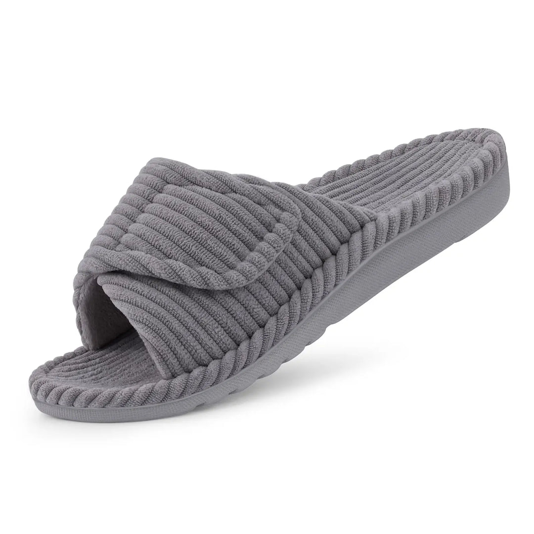 Orthopaedic Corduroy Slippers with Arch Support