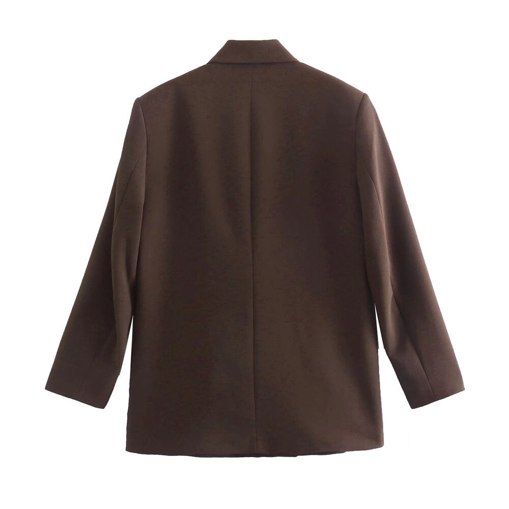Elegante Double-Breasted Blazer voor Dames