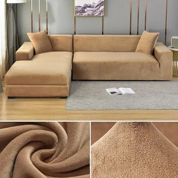 SamtLux Sofa Protector – Stretchy & Luxurious for Any Living Room