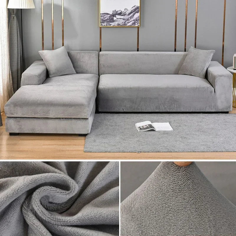 Sofina Stretch Velvet Sofa Cover with Luxurious Finish